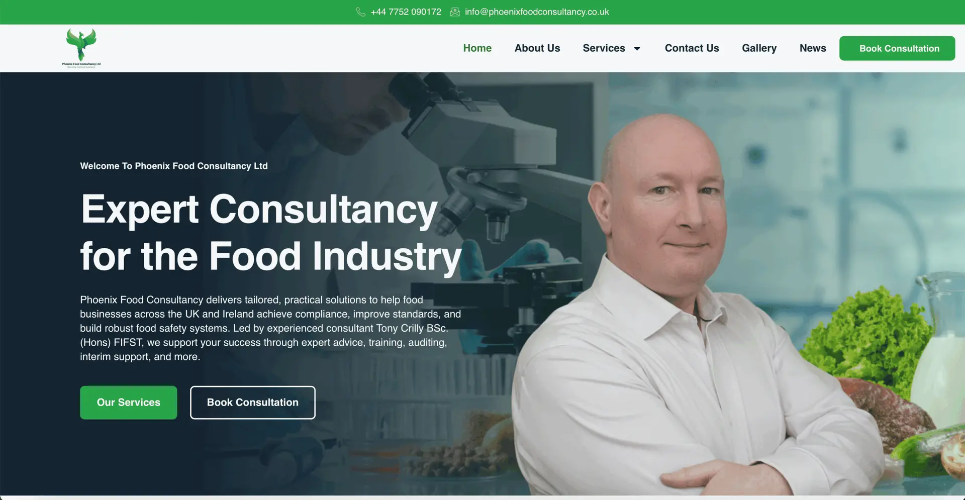Image For Website Design Northern Ireland Phoenix Food Consultancy Scaled