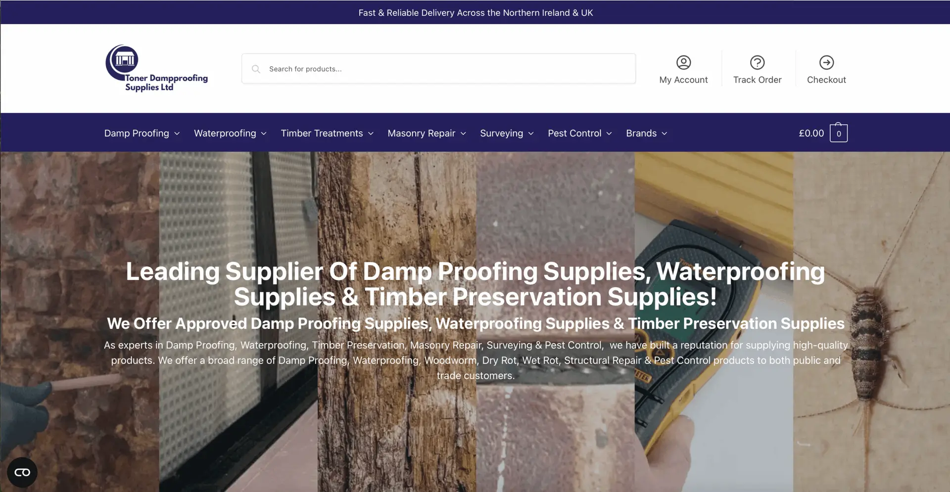 Image For Website Design Northern Ireland Toner Dampproofing Supplies Ltd Scaled